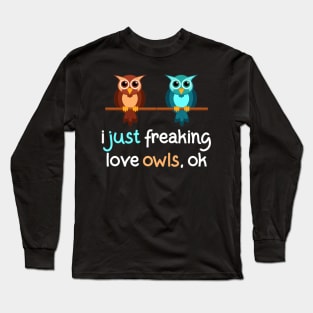 owls ok Valentines Day Long Sleeve T-Shirt